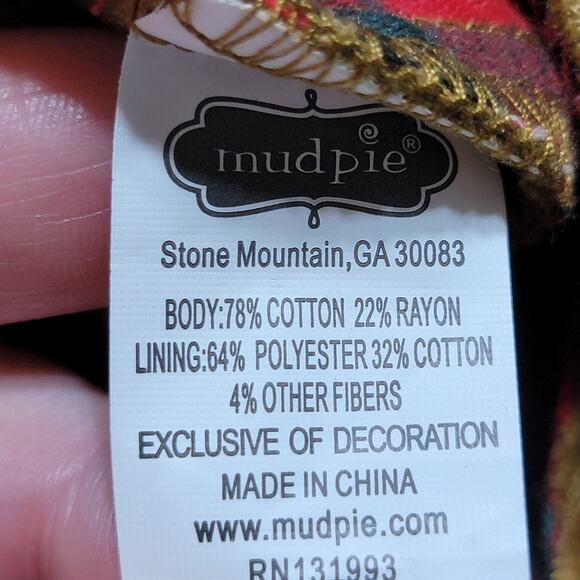 Mud Pie Infant Brown Corduroy Pants Overalls Christmas Santa - Size 6-9M - Picture 6 of 6